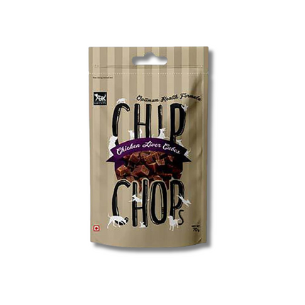 Chip Chops Dog Treats - Chicken Liver Cubes - 70 g