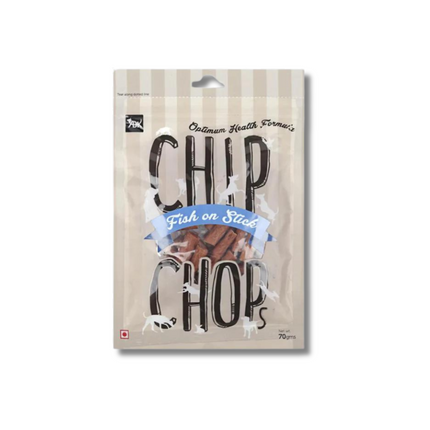 Chip Chops Dog Treats - Fish On Stick - 70 g