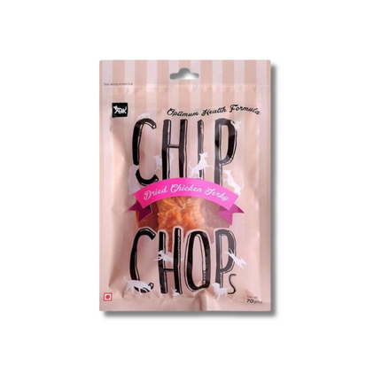 Chip Chops Dog Treats - Sun Dried Chicken Jerky - 70 g