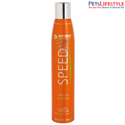 Artero Speed Dry Shampoo for Dogs & Cats – Waterless Coat Cleansing Spray