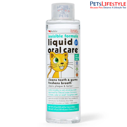 Petkin Pet Liquid Oral Care 240 ml – Water Additive for Pet Dental Hygiene