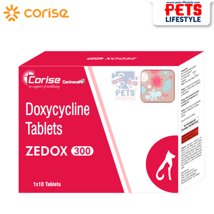Zedox Tablets Doxycycline (Antibiotic for Bacterial Infections) (1x10 tablets)