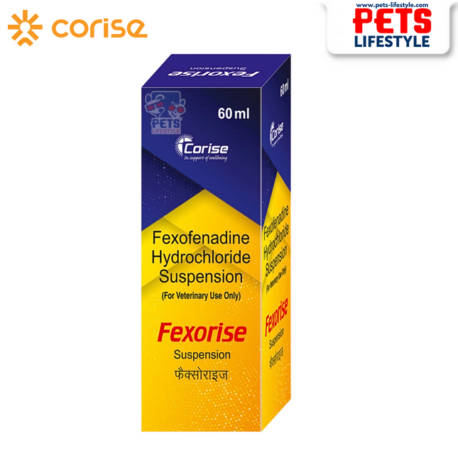 Fexorise OD Syrup 60ml – Fast-Acting Allergy Relief for Dogs & Cats