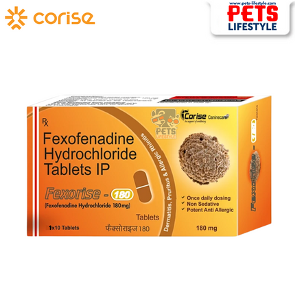 Fexorise OD Tablets – Precise Allergy Relief for Medium & Large Dogs (1x10 Tablets)