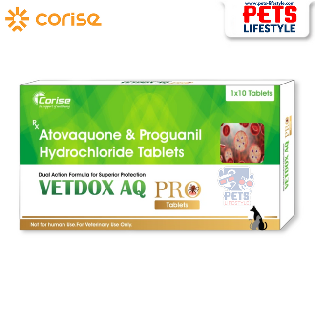 Vetdox AQ Pro – Trusted Treatment for Refractory Protozoal Infections in Pets (1x10 Tablets)