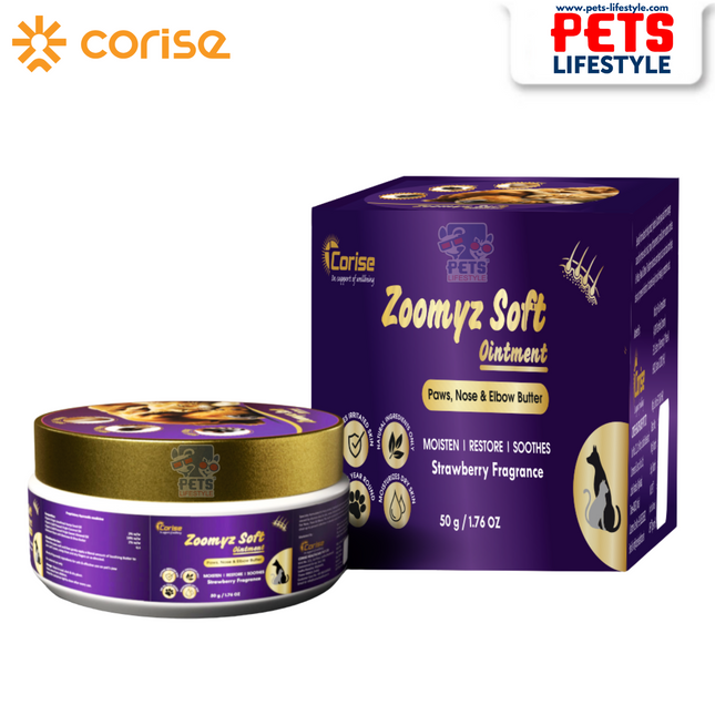 Zoomyz Soft Ointment – Natural Paw, Nose & Elbow Care for Pets (50g)
