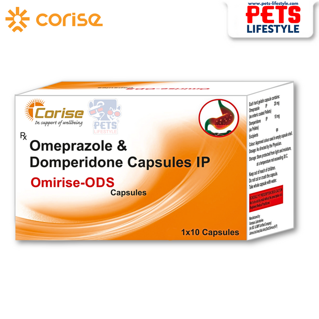 Omirise – ODS Capsules Anti-Reflux & Anti-Acidity Support | 10 Caps