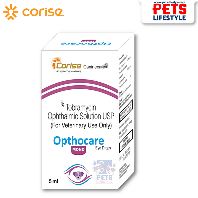 Opthocare MONO Eye Drops 5 ml – Tobramycin 0.3% Broad-Spectrum Ophthalmic Solution for Eye Infections