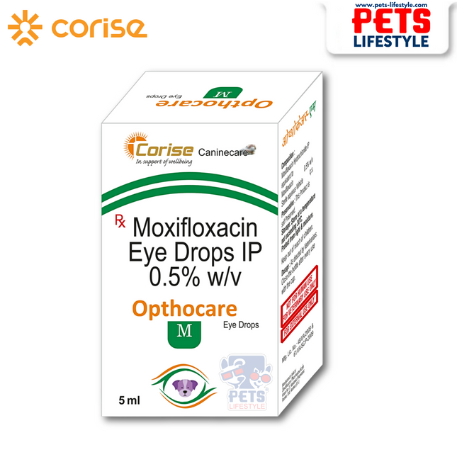 Opthocare M – Moxifloxacin 0.5% Eye Drop (5 ml) Advanced Antibacterial Eye Care