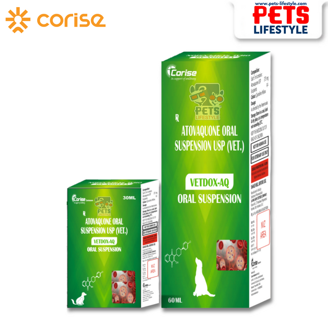 Vetdox - AQ Oral Suspension (Atovaquone 375mg/5ml)