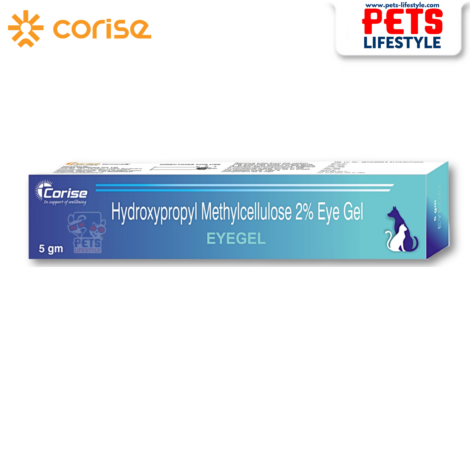 Corise Eyegel Hydroxypropyl Methylcellulose | for Pets India Corise Eyegel Hydroxypropyl Methylcellulose | for Pets India