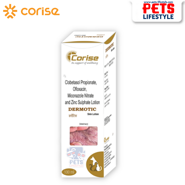 Dermotic Lotion 100 ml – Antibacterial & Antifungal Skin Care for Pets