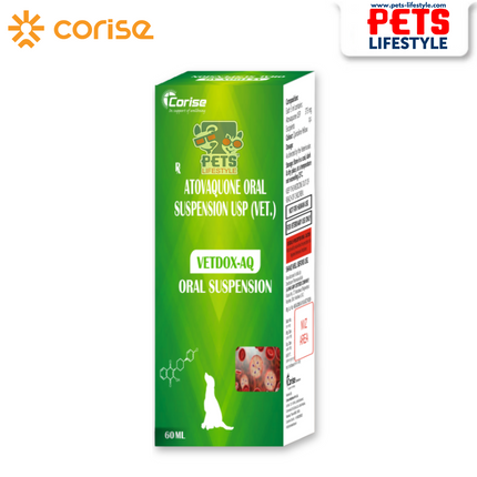 Vetdox - AQ Oral Suspension (Atovaquone 375mg/5ml)