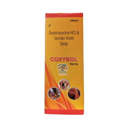 Coxybol Oxytetracycline hci & Gentian Violet Spray