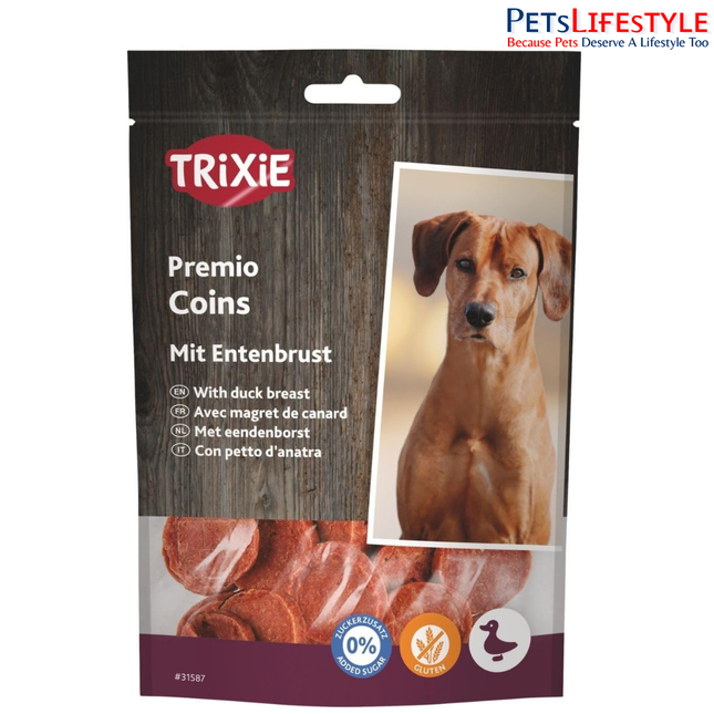 Trixie Premio Duck Coins Dog Treats 80gm
