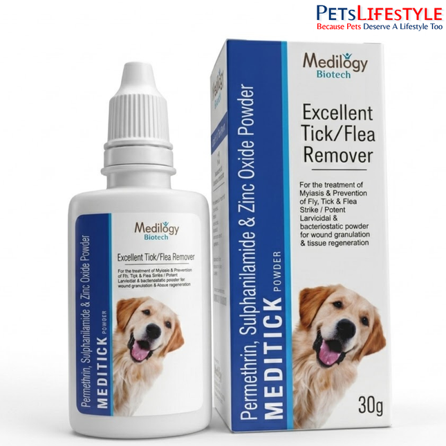 Medilogy Biotech Dog Meditick Powder 30 g
