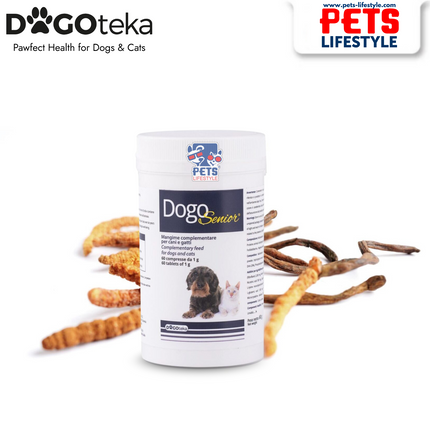 Dogoteka DogoSenior® – 60 Tablets | Senior Dog & Cat Health Supplement