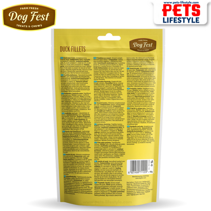 Dog Fest Duck Fillets  – Adult Dog Treats (90 g)