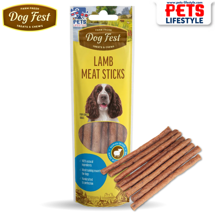 Dog Fest  Lamb Meat Sticks – Adult Dog Treats (45 g)