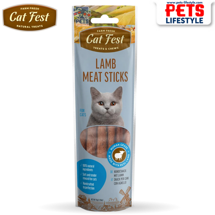 Cat Fest Lamb Meat Sticks - Cat Treats (45 g)