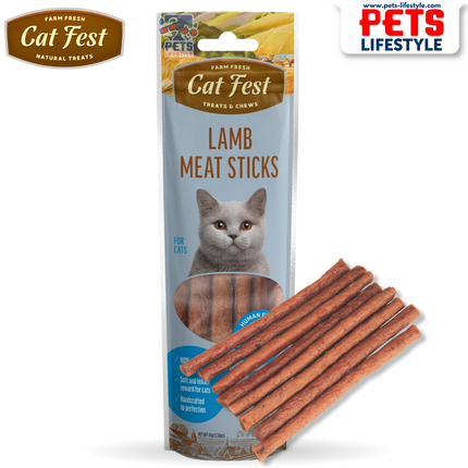 Cat Fest Lamb Meat Sticks - Cat Treats (45 g)