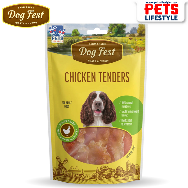Dog Fest Chicken Tenders – Adult Dog Treats (90 g)