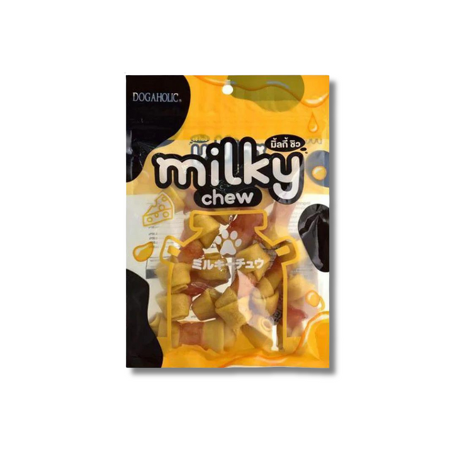 Dogaholic Milky Chew Cheese & Chicken Bone - 10 Pcs - 150 g