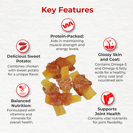 Drools Sweet Potato Twined Dog Treats 70g