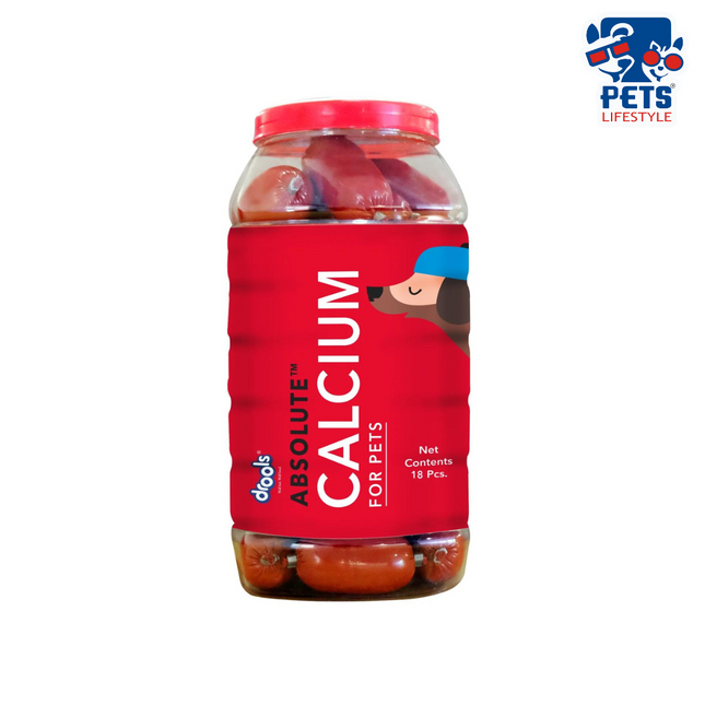 Drools Absolute Calcium Sausage Supplement for Dogs