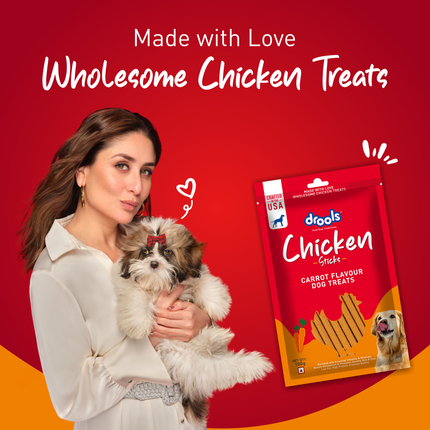 Drools Real Chicken Flavor Dog Treats Sticks 100g