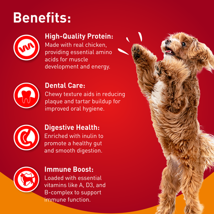 Drools Real Chicken Flavor Dog Treats Sticks 100g