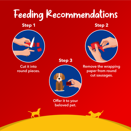 Drools Real Chicken Sausage for Dog 10Pcs Jar