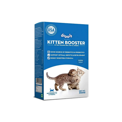 Drools Kitten Booster - Kitten Weaning Diet for All Breeds - 300g