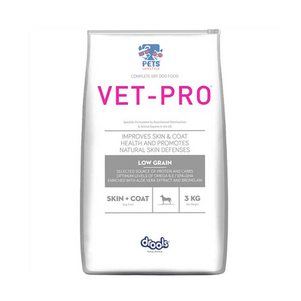Drools Vet Pro Skin and Coat Dry Dog Food 3 kg