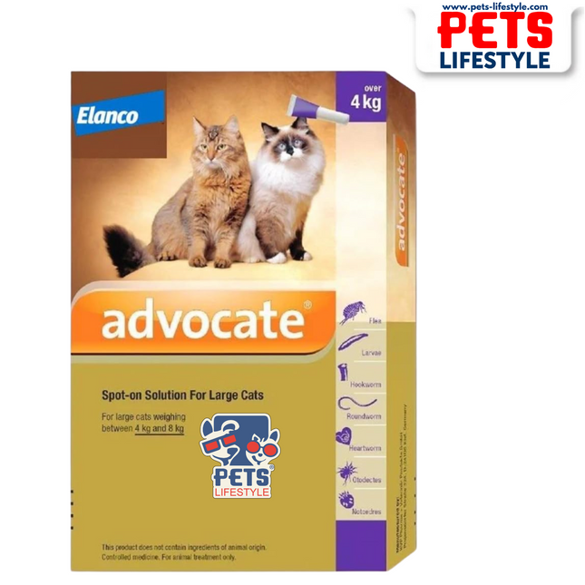 Elanco Advocate Spot On For Cats 4 kg