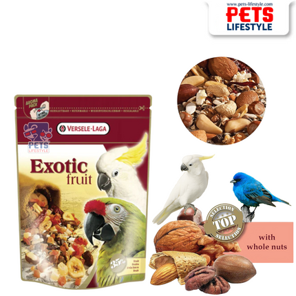 Prestige Premium Versele Laga Exotic Fruit Mix For Birds 600g