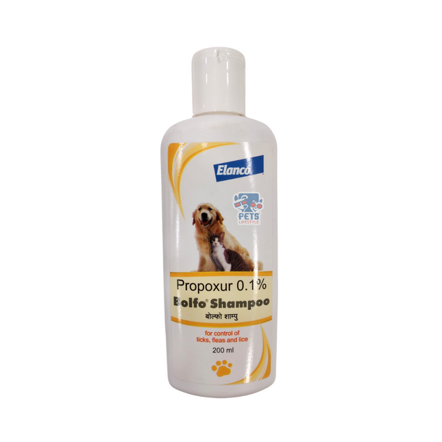 Elanco Bolfo Anti Tick n Flea Dog Shampoo 200ml