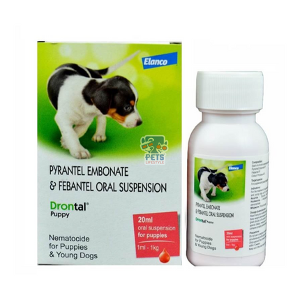 Elanco Drontal Puppy Oral Suspension- 20 ML