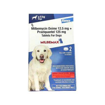 Elanco Milbemax Heartworm Dewormer for dogs