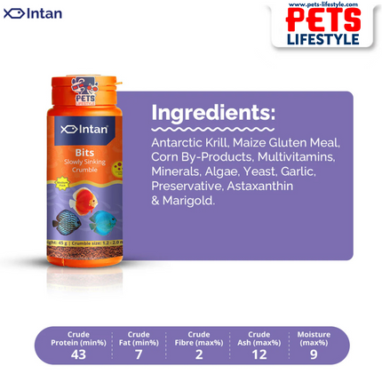 Intan Bits (Slow Sinking Crushable Crumble)