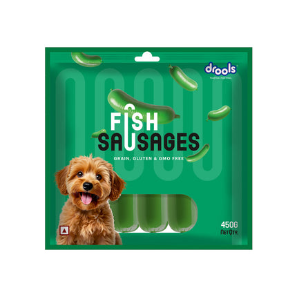 Drools Fish Sausages Dog Treat 450g