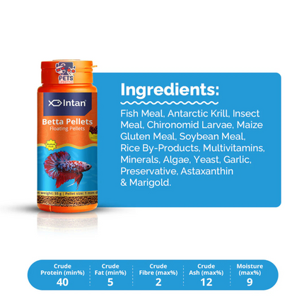 Intan Betta Pellets (Floating Pellets)