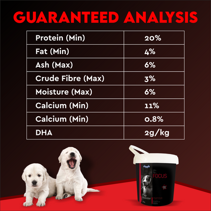Drools Focus Pup Booster - Puppy Weaning Diet for all Breeds - 300 g
