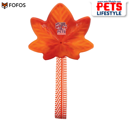 FOFOS Harvest Maple Leaf With Rope + Dental Health Chew Toy