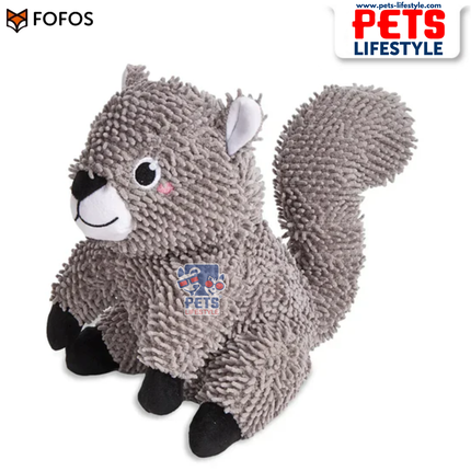FOFOS Tough Dog Toy – Squirrel Squeaker Moderate Chewer Dog Toy