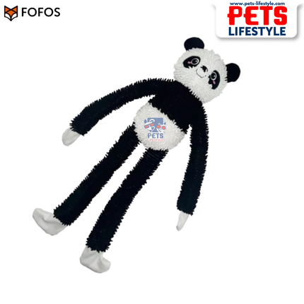 FOFOS Tough Long Body Dog Toy – Panda –  Moderate Chewer Dog Toy
