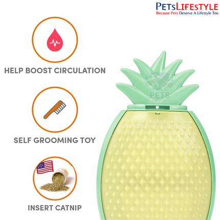 FOFOS Pineapple Kitty Comber packaging front with product details