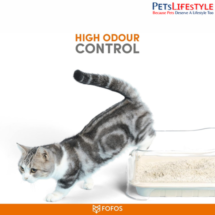 FOFOS Tofu and Crushed Bentonite cat litter 2.5 kg available online in India at Pets Lifestyle