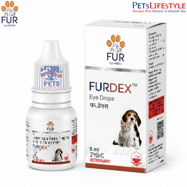 FURDEX™ Eye Drops 5ML– Dexamethasone 0.1% w/v   Anti-Inflammatory Ophthalmic Solution for Dogs and Cats