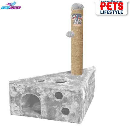 FURRLOVERS Mellifluous Big Condo Kitten Cat Tree – Detachable Pole